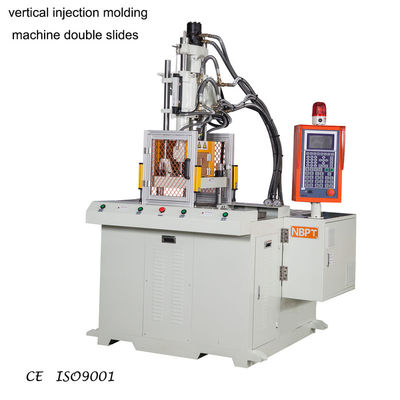 Machine d'injection directe en plastique à table à double glissement verticale 45T