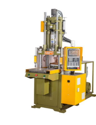 Machine de moulage par injection à plaque à glisser unique verticale 55T