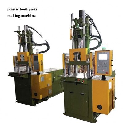 La machine à moulage par injection de plastique verticale mini automatique sert à fabriquer un cure-dent de 55 tonnes
