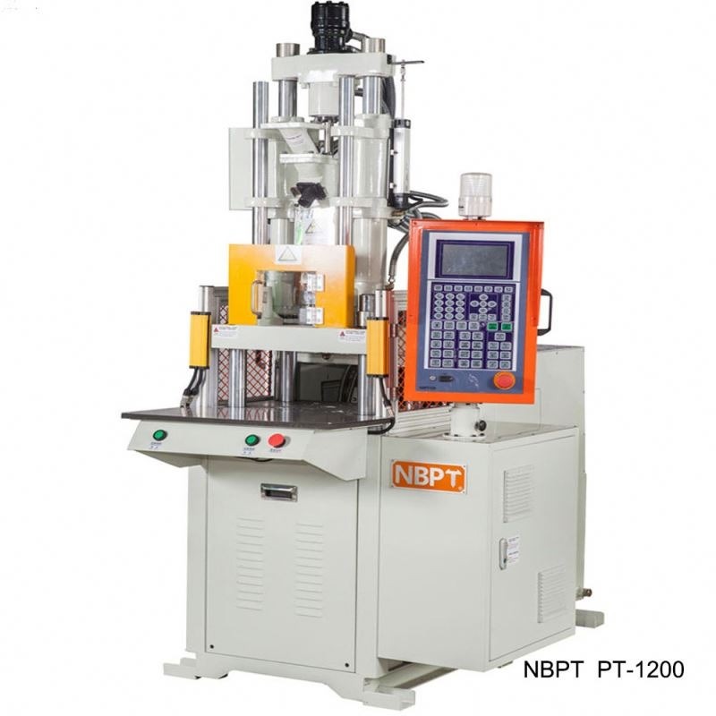 Machine de moulage par injection en PU/PVC verticale pour semelle de chaussure de 120 tonnes